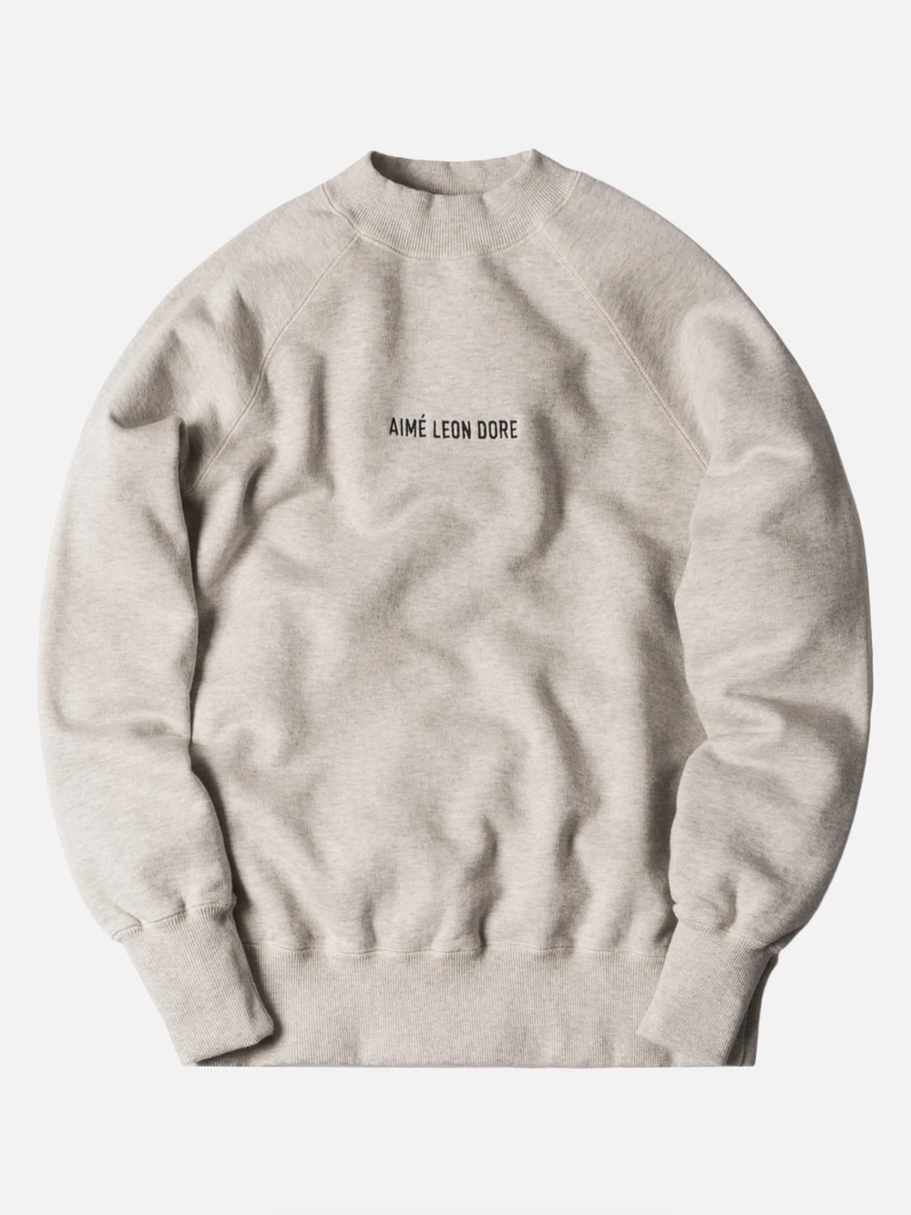 Aimé Leon Dore crewneck in oatmeal